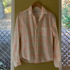 Frank & Eileen Barry Linen Button-Down Shirt